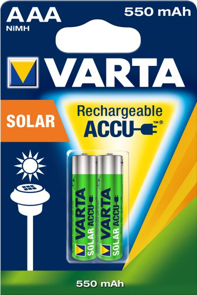 Varta Rechearge Solar 2 AAA 550 mAh