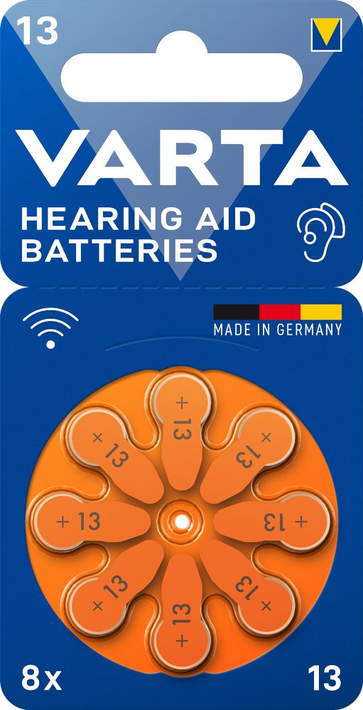 Varta Hearing Aid Battery 13 BLI 8