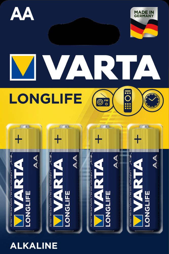 Varta Longlife, AA, 4 ks