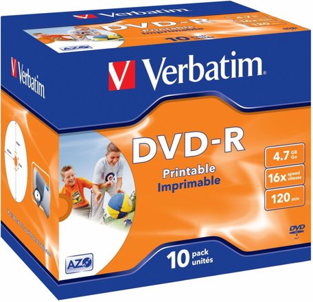 Levně Verbatim datový nosič 43523 Dvd-r(10-pack Spindle)