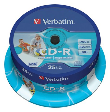 Verbatim CD-R80/ 52x/ 25pack/ spindle