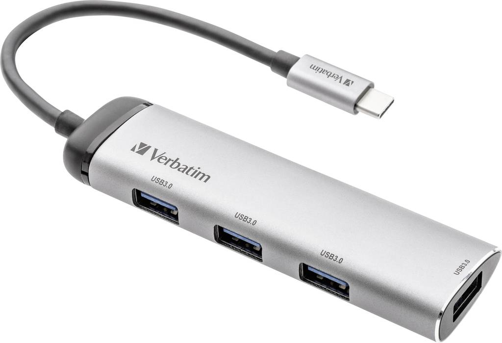 VERBATIM USB-C™ MULTIPORT HUB USB 3.1 GEN 1 / 4x USB 3.2