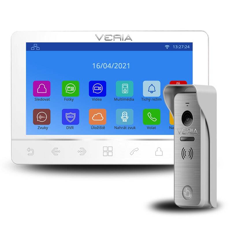 Levně Veria bezpečnostní kamera Set Videotelefon Veria S-8276b-831