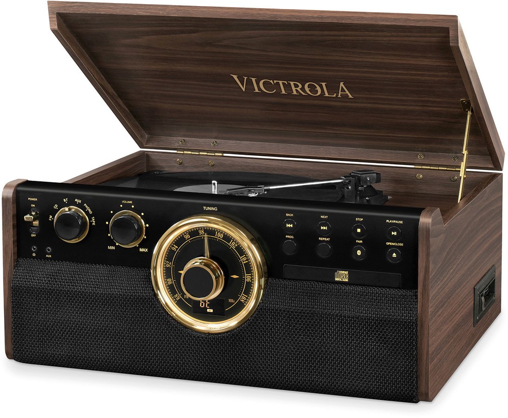 Victrola VTA-270B Gramofon hnědý