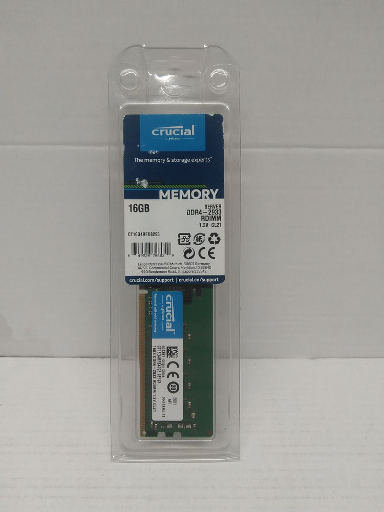 Crucial Rcisct16g4rfd8293 Ddr4-roz-1099