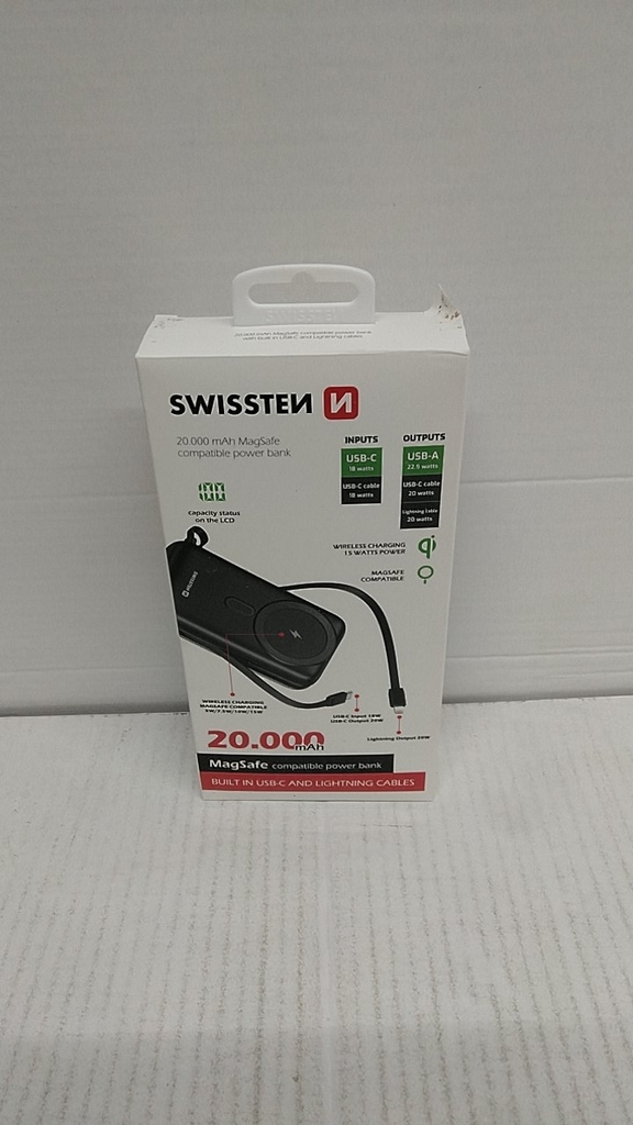 Swissten Power Bank 20000 mAh -ROZ-1263