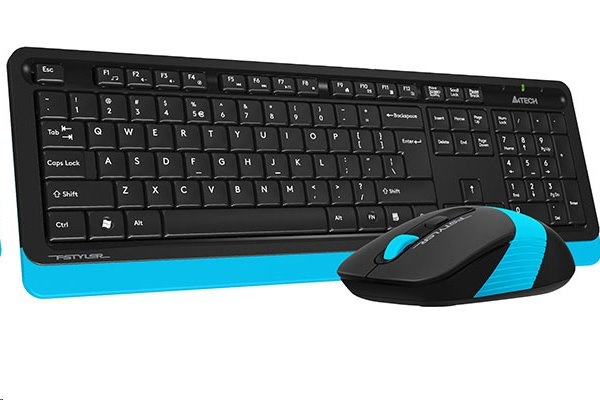 Levně A4tech klávesnice Fg1010 Fstyler modrá