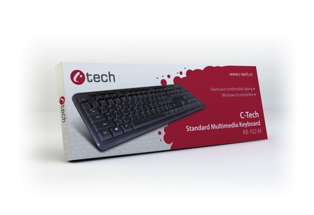 Levně C-tech klávesnice klávesnice Cz/sk Kb-102