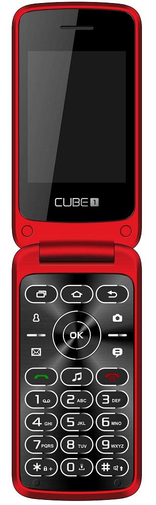 Levně Cube1 mobilní telefon Vf500 Red
