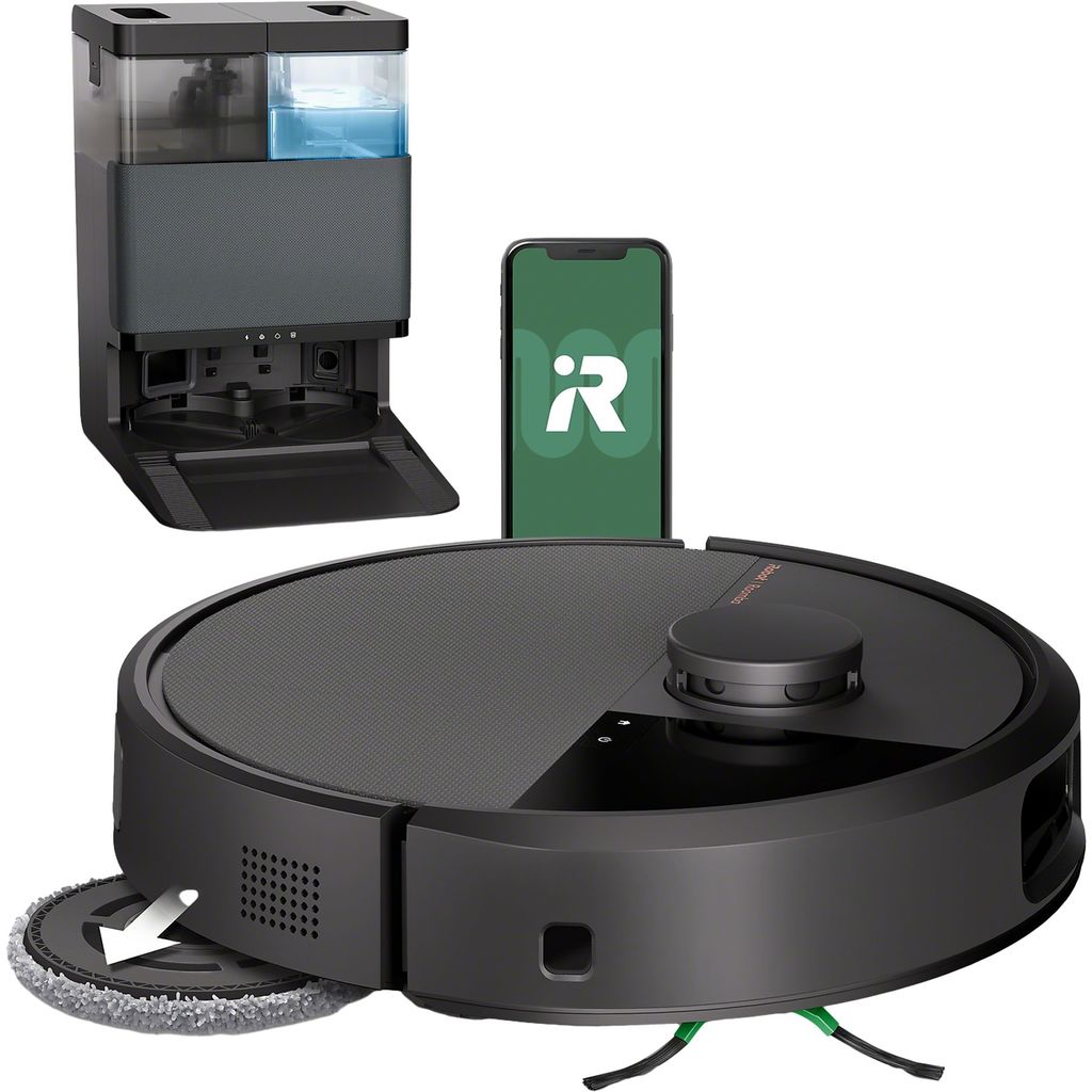 iRobot Roomba robotický vysavač Plus 505 Combo + Autowash dock černá