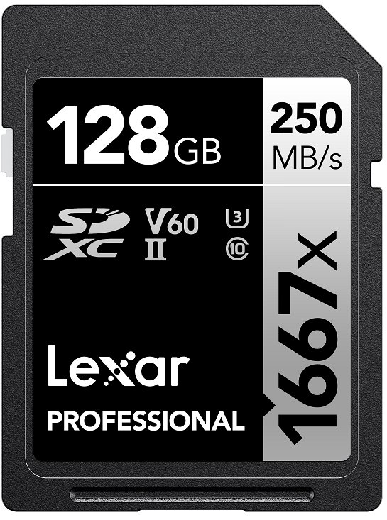 Lexar paměťová karta paměťová karta 128Gb Professional