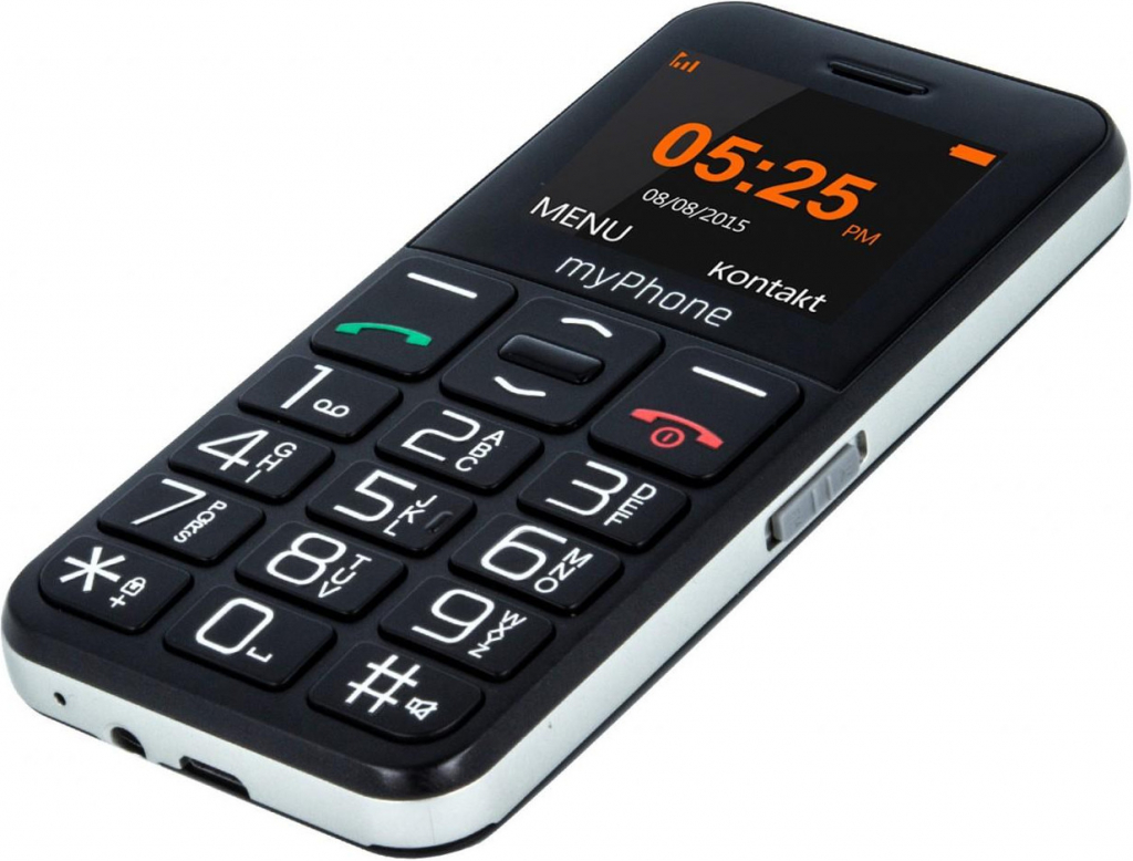 myPhone mobilní telefon Halo Easy černý