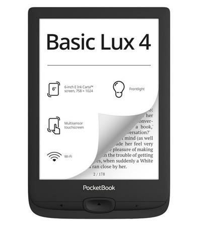 Levně Pocketbook elektronická čtečka knih 618 Basic Lux 4 Ink Black