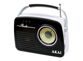 AKAI APR-11B BLACK Rádio v retro stylu