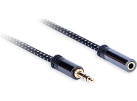 AQ Premium PA41030, kabel prodlužovací 3,5 mm Jack (M) - 3,5 mm Jack (F), délka 3 m, xpa41030