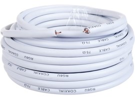 AQ KVX100 - anténní koax kabel 10,0 m, průměr 6,8 mm, 75 ohm, bez konektorů