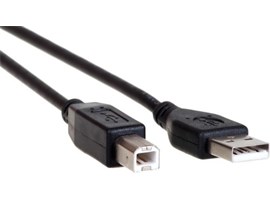 AQ KCB050 - kabel USB 2.0 B M - USB 2.0 A M, délka 5,0 m