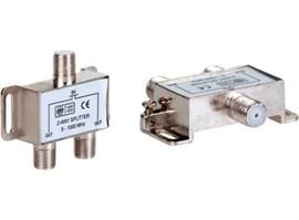 AQ KV312 - satelitní anténní rozbočovač - 1 x vstup, 2 x výstup, F konektory