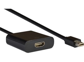 AQ KV108 - adaptér Mini DisplayPort samec - HDMI samice (0,2 m)