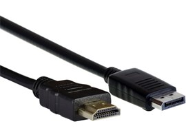AQ KVU020 - kabel DisplayPort samec - HDMI samec, délka 2,0 m