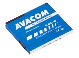 AVACOM PDHT-ACE-S1230 Li-Ion 3,6V 1230mAh - neoriginální - Baterie do mobilu HTC Desire HD, HTC Ace Li-Ion 3,6V 1230mAh (náhrada BD26100)
