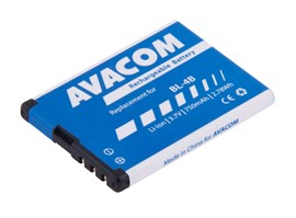 AVACOM GSNO-BL4B-S750 Li-Ion 3,7V 750mAh - neoriginální - Baterie do mobilu Nokia 6111 Li-Ion 3,7V 750mAh (náhrada BL-4B)