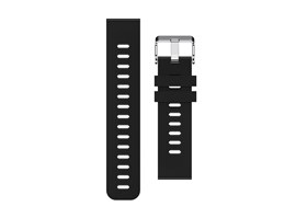 Aligator řemínek silikonový 20mm, černý 20AW0001