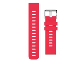 Aligator řemínek silikonový 20mm, červený 20AW0003