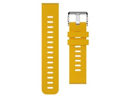 Aligator řemínek silikonový 20mm,hořčicový 20AW0005