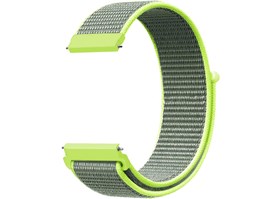 Aligator řemínek nylonový 20mm, limetka 20AW0010