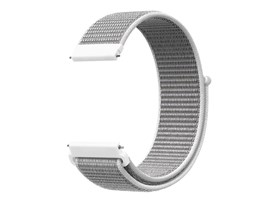 Aligator řemínek nylonový 20mm, bílý 20AW0011