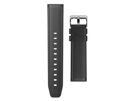 Aligator řemínek kožený 20mm, černý 20AW0012