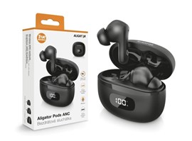 Aligator TWS sluchátka Pods ANC TWS08BK, černá