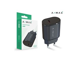 Chytrá nabíječka  A-MAX Power Delivery 20W USB-C AX0002V