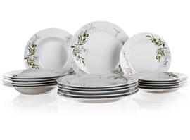 Banquet Sada talířů Olives 18ks