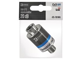 Emos zesilovač signálu DVB-T/T2 20db