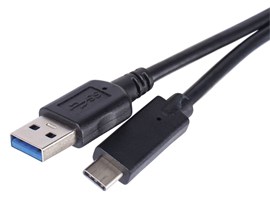 Emos USB kabel 3.0 A/M - USB 3.1 C/M 1m černý