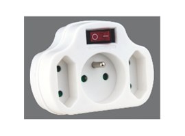 Emos P0029 ZÁSUVKA ROZBOČ. 2x+1x S VYP.