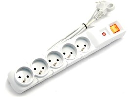 Emos P53873 Přepěťová ochrana 5 zásuvek 1,5m garance 2 000 €