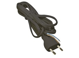 Emos S19275 FLEXO 2x0,75-H03VVH2-F 5M,čer