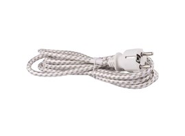 Emos Flexo šňůra opředená 3x0,75mm 2,4m k žehličce