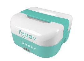 Beper BC160A elektrický obědový a jogurtovač 2v1, 1.6l, duální napájení, modrý