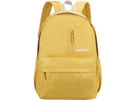 Bestlife Batoh na notebook 14,1", COL-Rainbow, žlutý z polyesteru