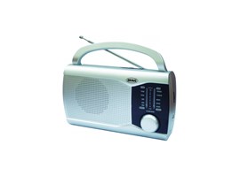 Bravo B 6009 Přenosné rádio stříbrná
