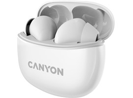 Canyon BT Sluchátka TWS-5 bílá