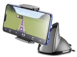 Cellularline Univerzální držák s přísavkou Pilot Embrace pro mobilní telefony, černá, PILOTFITK