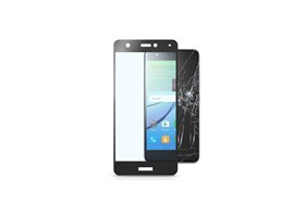 Ochranné tvrzené sklo pro celý displej Cellularline CAPSULE pro Huawei Nova, černé