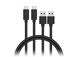 Connect IT CCA-5006-BK Wirez USB-C (Type C) - USB, 1m, černý (2 ks v balení)
