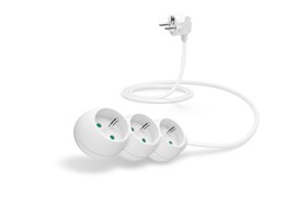 Connect IT 308581 prodlužovací kabel 3 zásuvky, 1,5 m