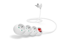 Connect IT 175171 prodlužovací kabel 3 zásuvky, 1,5 m